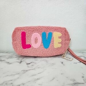 Styline Love Plush Pink Makeup Bag